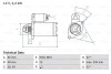 Стартер - ((05033125AB, 5033125AB, M002T88572, M002T88572ZC, M2T88572)) BOSCH 0986024380 (фото 1)