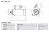 Стартер - ((23300VK500, 23300VK50A, 23300VM00A, M2TS0571, M2TS0575)) BOSCH 0986025540 (фото 1)