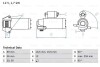 Стартер - ((1741087, CC1T11000BA, CC1T11000BB)) BOSCH 0986025830 (фото 1)