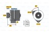 Генератор - ((0071545202, 007154520280, 0081548902, 008154890280, A0071545202)) BOSCH 0986033740 (фото 1)