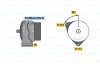Генератор - ((AL111675, AL114092, RE204426)) BOSCH 0986046000 (фото 1)