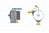 Генератор - ((0121541402, A0121541402, AL119537)) BOSCH 0986047210 (фото 1)