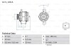 Генератор - ((12317576513, 12317576514, 5705KG, 9664532780, V75764218002)) BOSCH 0986082570 (фото 2)