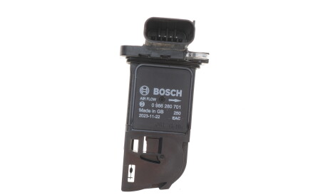 Витратомір повітря Ford Transit Connect 1.6 TDCi 13- - (lr029074, c2z18798, 7m5112b579bb) BOSCH 0 986 280 701 (фото 1)