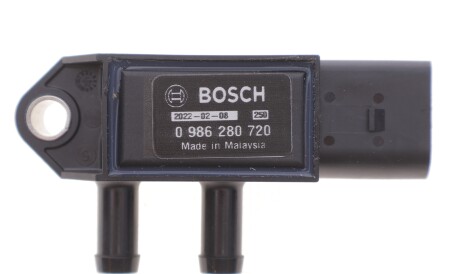 Датчик тиску вихлопних газів Mazda 2/3/6/CX-3/CX-5 1.5-3.2D 14- - BOSCH 0 986 280 720