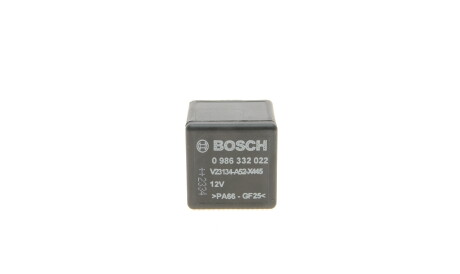 Реле, рабочий ток, Реле - (90272354, 9940353, 9950170) BOSCH 0 986 332 022