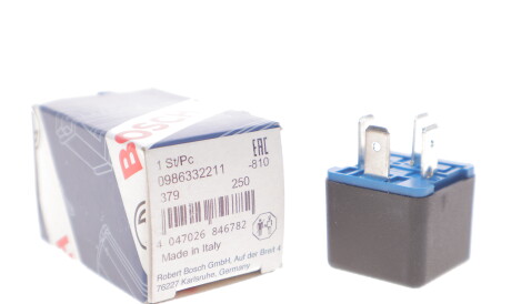 Фото 2 - Релійний елемент (реле) BOSCH 0 986 332 211 (0986332211)