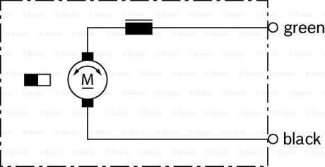 Фото 3 - Мотор склоочисника BOSCH 0986337411