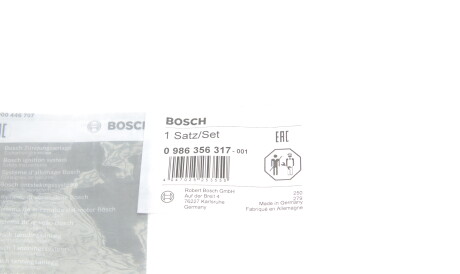 Фото 2 - Провод высоковольтный BOSCH 0 986 356 317 (0986356317)