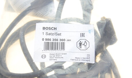 Фото 2 - Провод высоковольтный BOSCH 0 986 356 360 (0986356360)