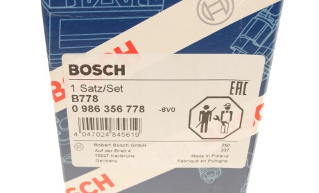 Фото 7 - Провід високовольтний BOSCH 0 986 356 778 (0986356778)