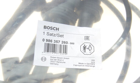 Фото 2 - Провід високовольтний BOSCH 0 986 357 260 (0986357260)