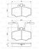 Комплект тормозных колодок, дисковый тормоз - (60765018, 60778098, 60778676) BOSCH 0 986 424 184 (фото 1)