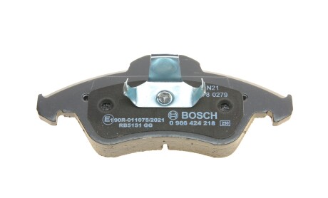 Фото 4 - Тормозные колодки BOSCH 0 986 424 218 (0986424218)