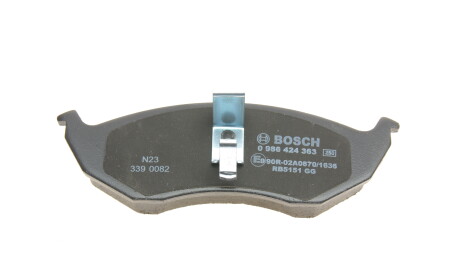 Фото 2 - Гальмівні колодки BOSCH 0 986 424 363 (0986424363)
