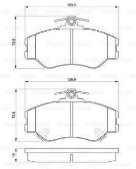 Фото 8 - Гальмівні колодки BOSCH 0 986 424 368 (0986424368)