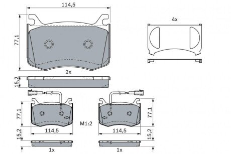 Фото 5 - Тормозные колодки BOSCH 0986424385