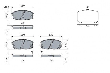 Фото 5 - Гальмівні колодки BOSCH 0986424393