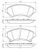 Комплект тормозных колодок, дисковый тормоз - (1605947, 18024962, 19152666) BOSCH 0 986 424 466 (фото 1)