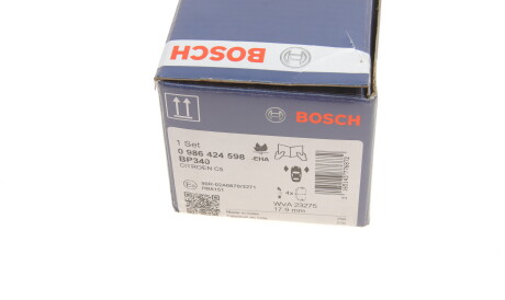 Фото 3 - Гальмівні колодки BOSCH 0 986 424 598 (0986424598)