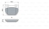 Brake pad set, disc brake - (sfp000130) BOSCH 0986424606 (фото 1)