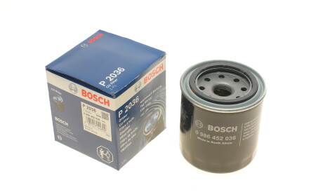 Масляный фильтр - (15208BN30A, 152089C600, 15208BN300) BOSCH 0 986 452 036