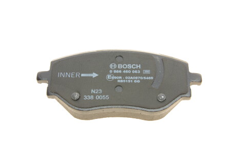 Фото 3 - Тормозные колодки BOSCH 0 986 460 063 (0986460063)
