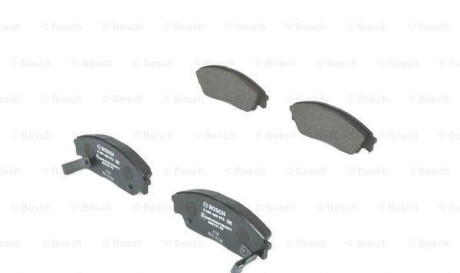 Колодки гальмівні (передні) Honda Civic 87-95 0 986 460 972 - (45022SB2525, 45022SB2673, 45022SB6000) BOSCH 0986460972