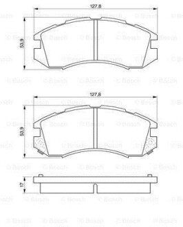 Фото 8 - Гальмівні колодки BOSCH 0 986 460 984 (0986460984)