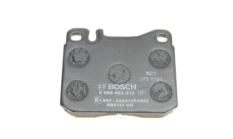 Фото 2 - Гальмівні колодки BOSCH 0 986 463 412 (0986463412)