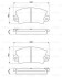 Комплект тормозных колодок, дисковый тормоз - (6025071055, 6025071056, 6025071188) BOSCH 0 986 463 490 (фото 8)