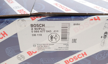 Фото 3 - Тормозной барабан BOSCH 0 986 477 043 (0986477043)