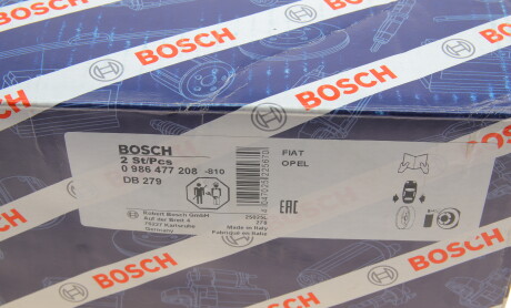 Фото 7 - Гальмівний барабан BOSCH 0 986 477 208 (0986477208)