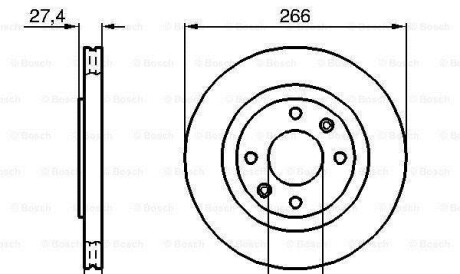 Фото 6 - Тормозной диск BOSCH 0986478268