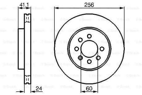 Тормозной диск - BOSCH 0 986 478 286