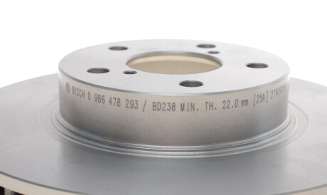 Фото 2 - Тормозной диск BOSCH 0 986 478 293 (0986478293)