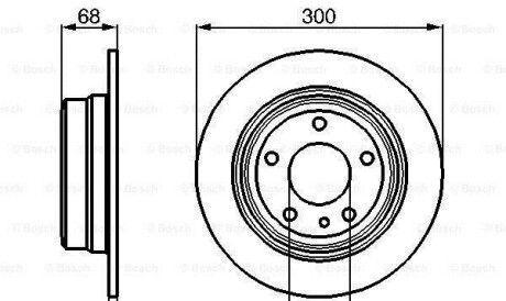 Тормозной диск - BOSCH 0986478323