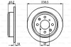 Тормозной диск - (42510SE0000, 42510SE0010, 42510SH3000) BOSCH 0 986 478 350 (фото 1)