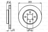 Тормозной диск - (45251S1AG60, 45251SS0000) BOSCH 0 986 478 415 (фото 1)