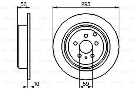 Тормозной диск - BOSCH 0 986 478 435