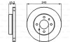 Тормозной диск - (4020658A00, 4020658A01, 4020660Y01) BOSCH 0986478533 (фото 1)