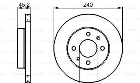 Тормозной диск - BOSCH 0986478533