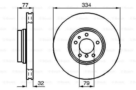 Тормозной диск - BOSCH 0 986 478 623