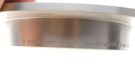 Фото 6 - Гальмівний диск BOSCH 0 986 479 047 (0986479047)