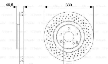 Фото 6 - Тормозной диск BOSCH 0986479135