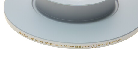 Фото 3 - Гальмівний диск BOSCH 0 986 479 185 (0986479185)