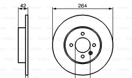 Фото 6 - Гальмівний диск BOSCH 0986479191
