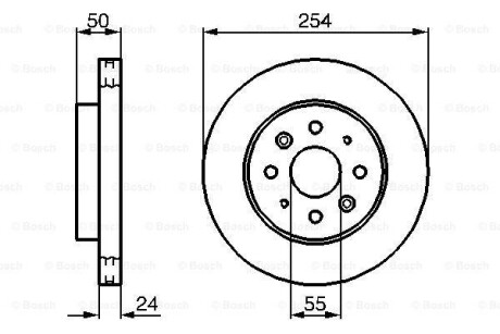 Тормозной диск - BOSCH 0 986 479 231