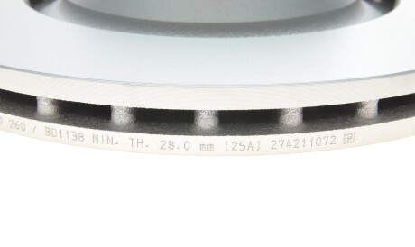 Фото 3 - Гальмівний диск BOSCH 0 986 479 260 (0986479260)