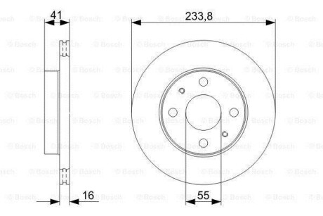 Тормозной диск - BOSCH 0 986 479 352